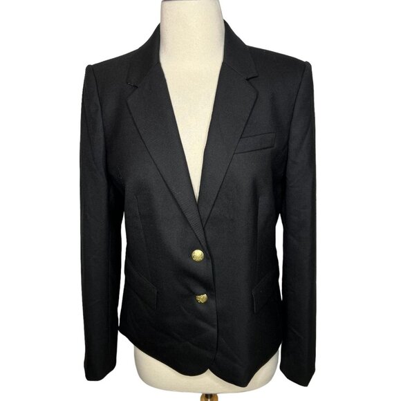J. Crew Factory Jackets & Blazers - J.Crew $198 Petite Original Schoolboy Blazer Black Size P6 AZ566